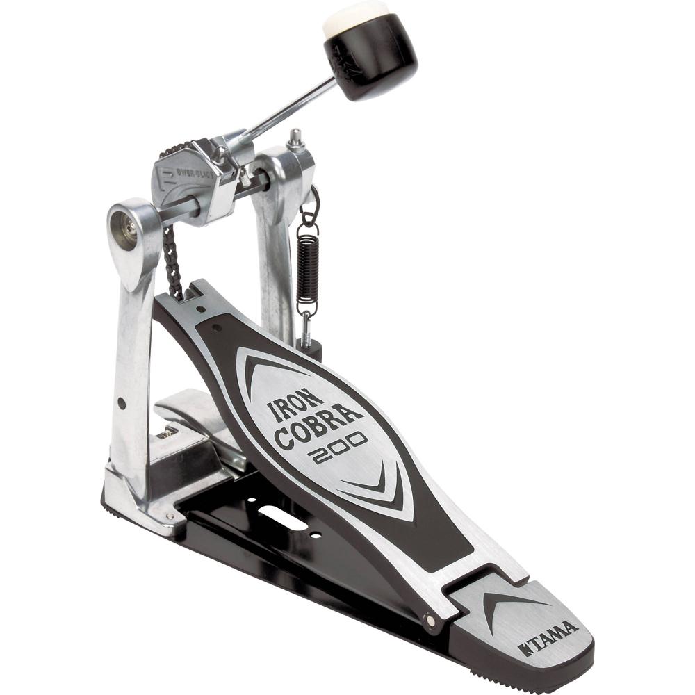 TAMA 200 Series HP200P Pedal de Bombo Individual Iron Cobra - Potencia y Velocidad Mejoradas, Transm