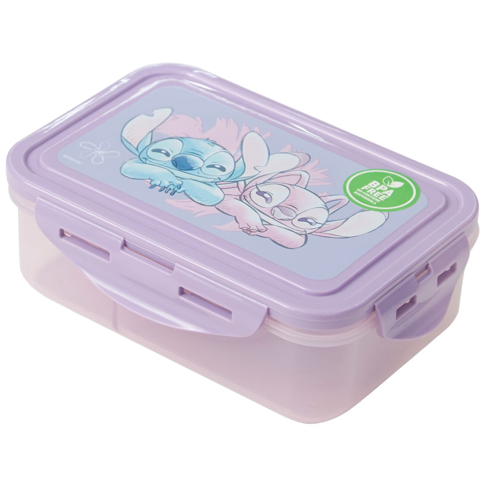 Táper DISNEY Hermético 700ml C/2 Div Stitch