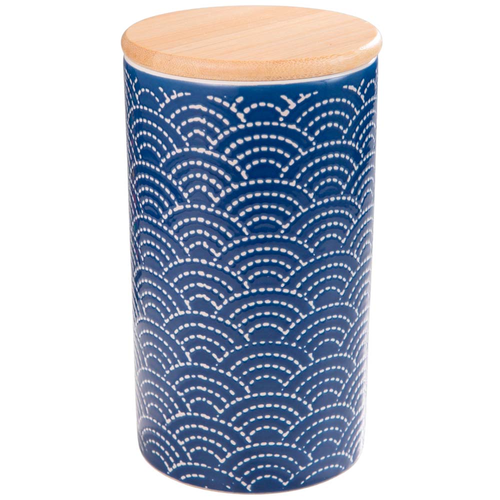 Canister DECO HOME Azul 17cm Santorini