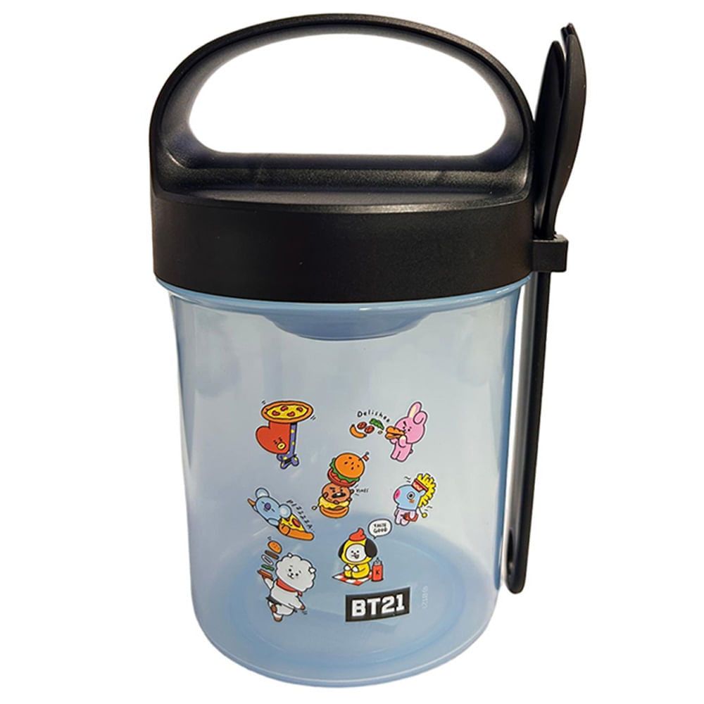 Set STATEMENT Bt21 Contenedor + Cuchara 560ml