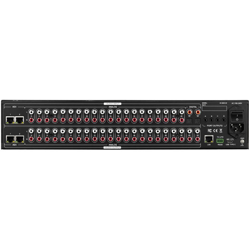 AVPro Edge AC-MAX-24: Conmutador de Audio Matriz 24x24 de 2 Canales con Entradas y Salidas RCA, Sopo 1774406-REG AVPro Edge AC-MAX-24: Conmutador de Audio Matriz 24x24 de 2 Canales con Entradas y Salidas RCA, Sopo 1774406-REG