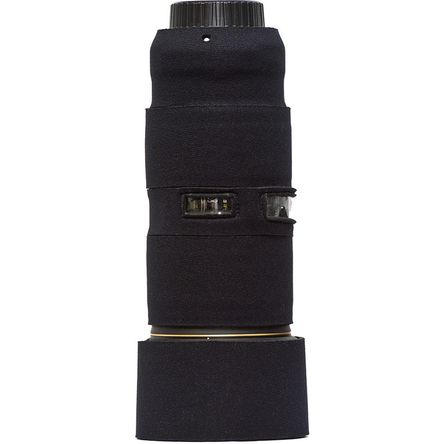 Cubierta LensCoat para el objetivo Nikon 70-200mm f/4 VR (Negro) - Neopreno Impermeable, Barrera Tér 937801-REG