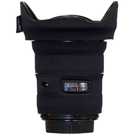 Cubierta LensCoat para Lente Canon 17-40mm f/4 (Negra) - Protección Impermeable de Neopreno, Resguar 1257269-REG