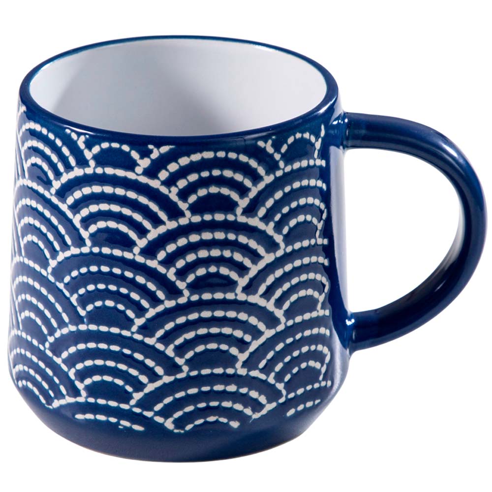 Taza DECO HOME Azul Surtida Santorini (Modelos Aleatorios)