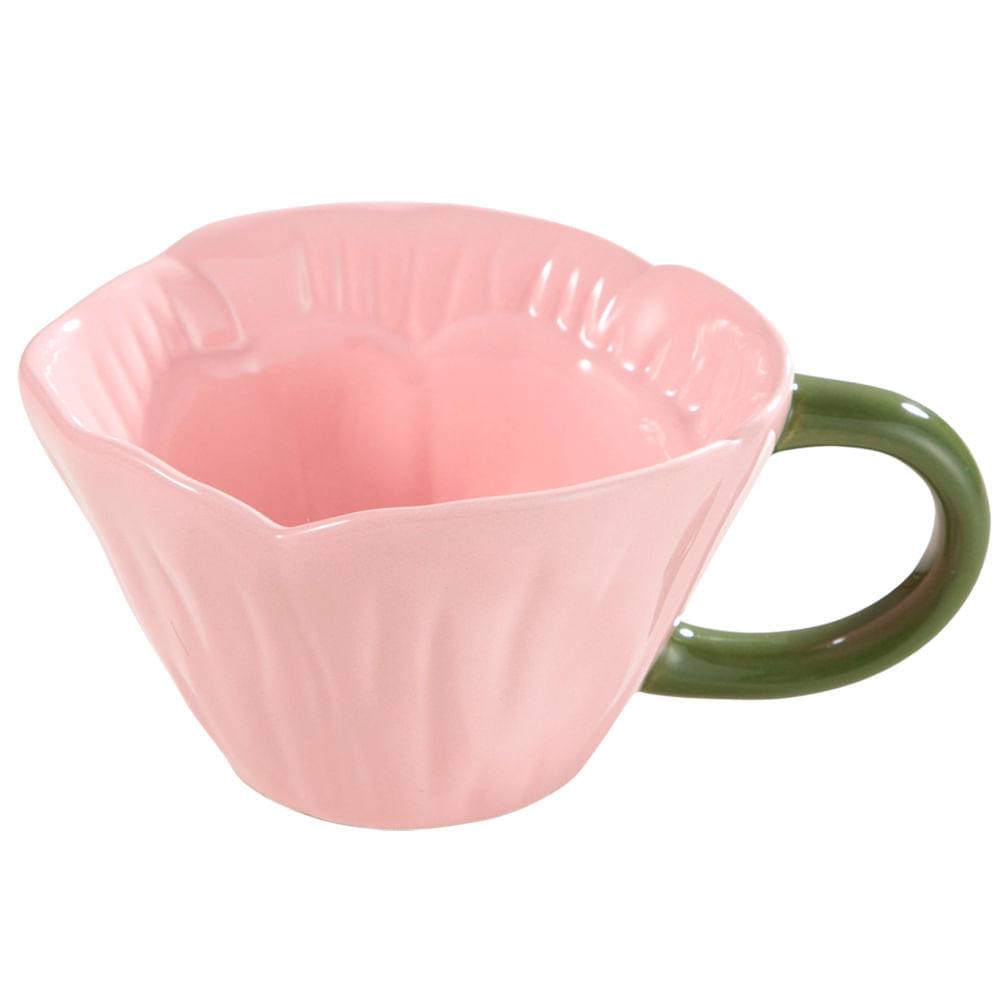 Taza DECO HOME Flor Surtida Mariposas (Modelos Aleatorios)