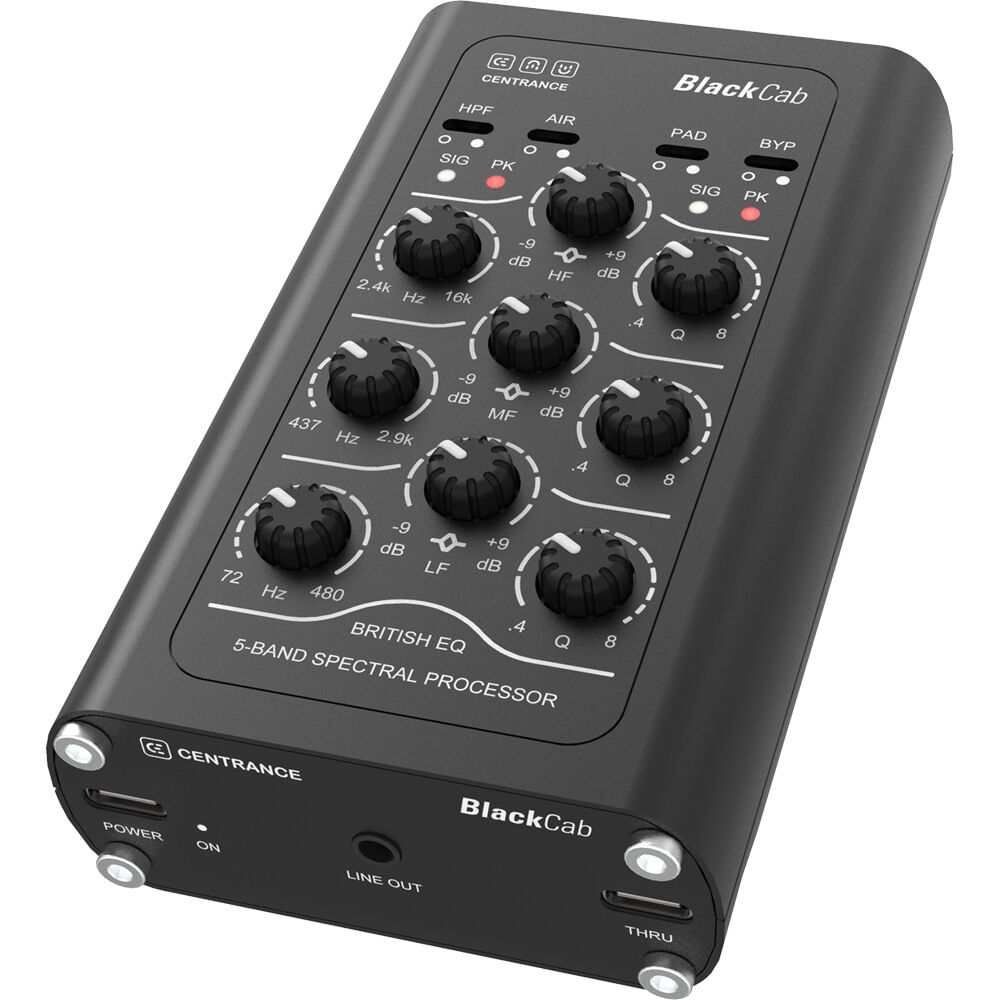 CEntrance BlackCab Ecualizador Paramétrico Portátil de 3 Bandas 1728400-REG CEntrance BlackCab Ecualizador Paramétrico Portátil de 3 Bandas 1728400-REG