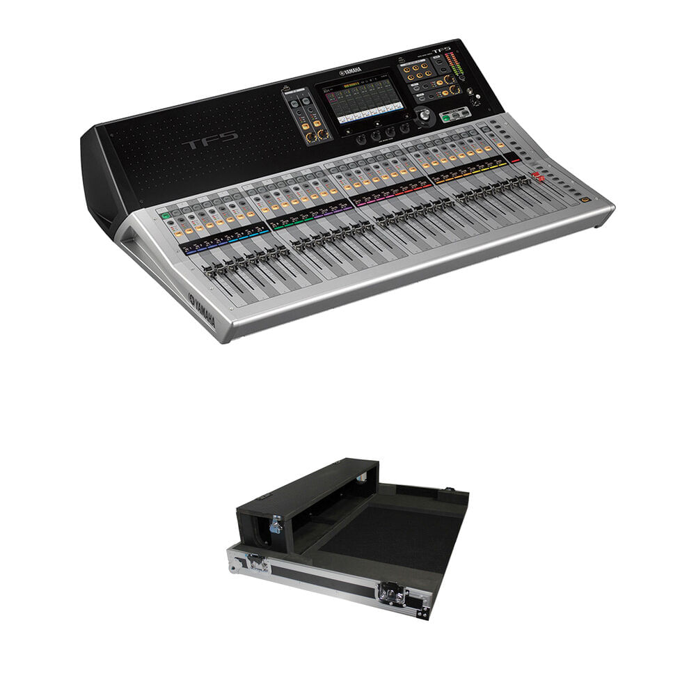 Consola de Mezcla Digital Yamaha TF5 con Kit y Estuche de Transporte: Pantalla Táctil, 33 Faders Mot 1758295-REG Consola de Mezcla Digital Yamaha TF5 con Kit y Estuche de Transporte: Pantalla Táctil, 33 Faders Mot 1758295-REG