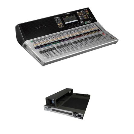 Consola de Mezcla Digital Yamaha TF5 con Kit y Estuche de Transporte: Pantalla Táctil, 33 Faders Mot 1758295-REG