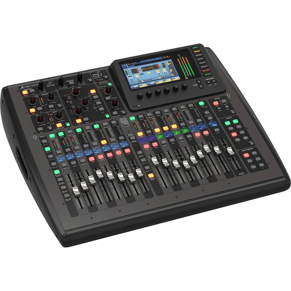 Consola de Mezcla Digital Behringer X32 COMPACT 16 x 8 - 40 Canales de Entrada, Preamplificadores MI 1821763-REG Consola de Mezcla Digital Behringer X32 COMPACT 16 x 8 - 40 Canales de Entrada, Preamplificadores MI 1821763-REG