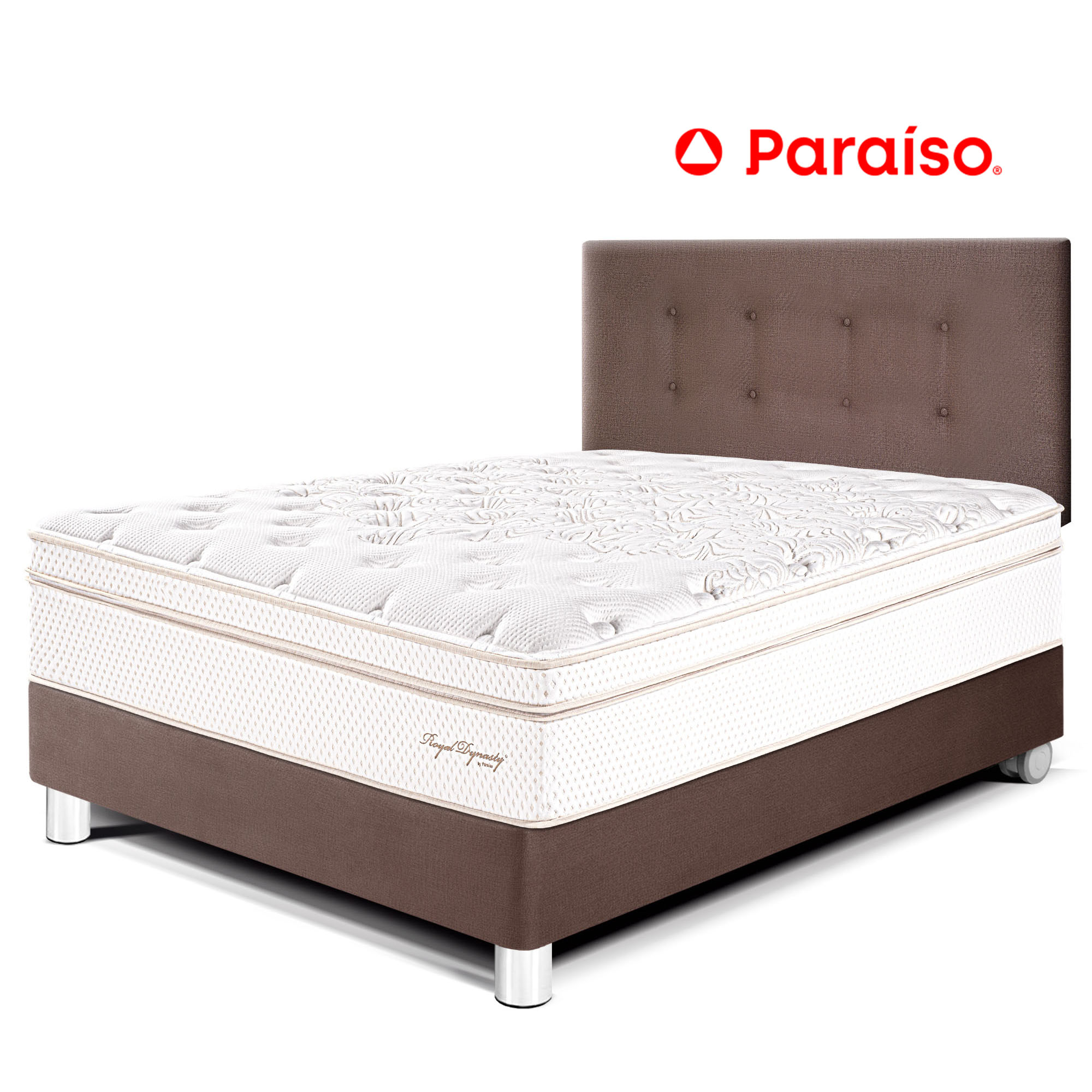 Dormitorio PARAISO Royal Dynasty 1.5 Plazas Choco