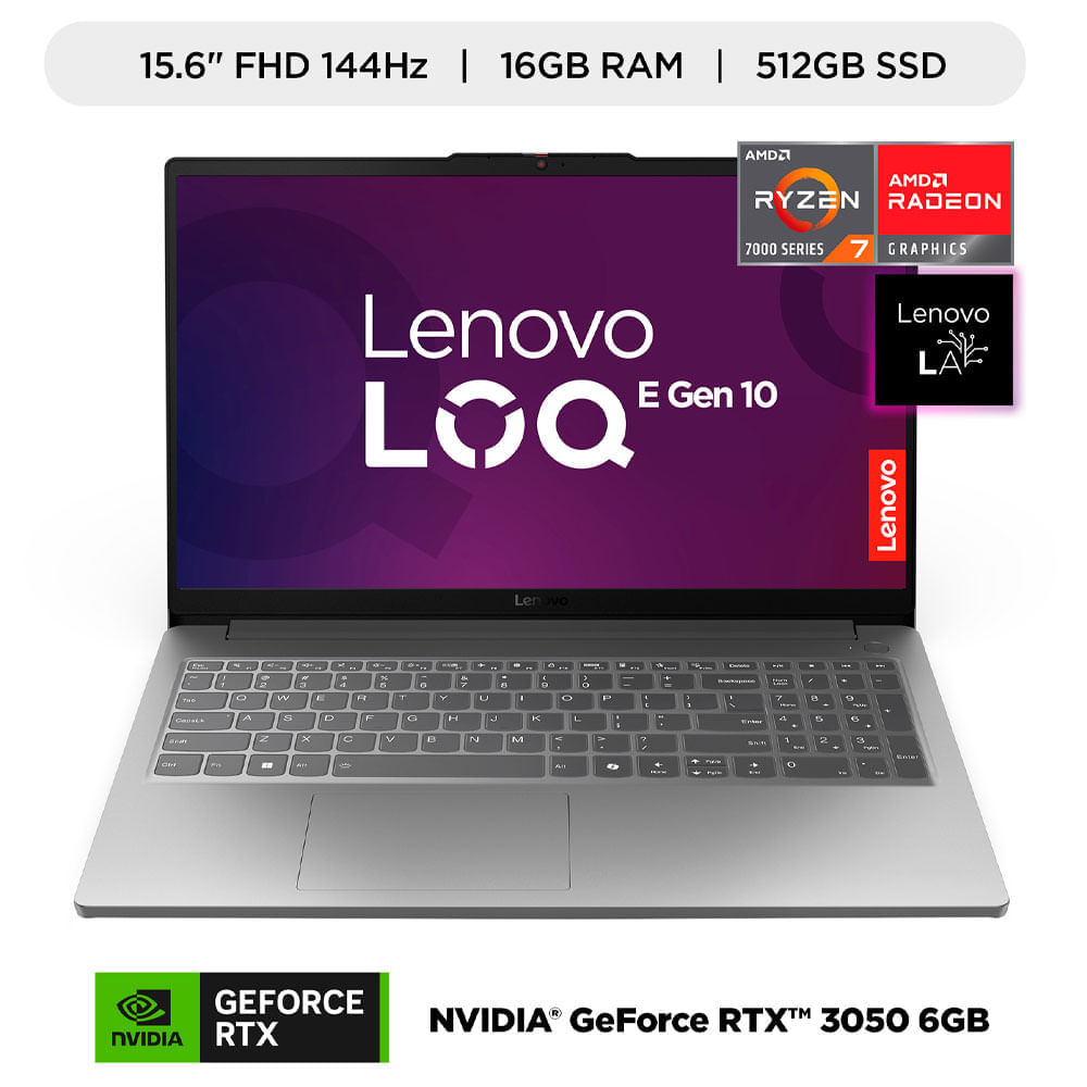 Laptop LENOVO LOQ 15ARP10E 15.6"" AMD Ryzen 7 7735HS 16GB 512GB SSD