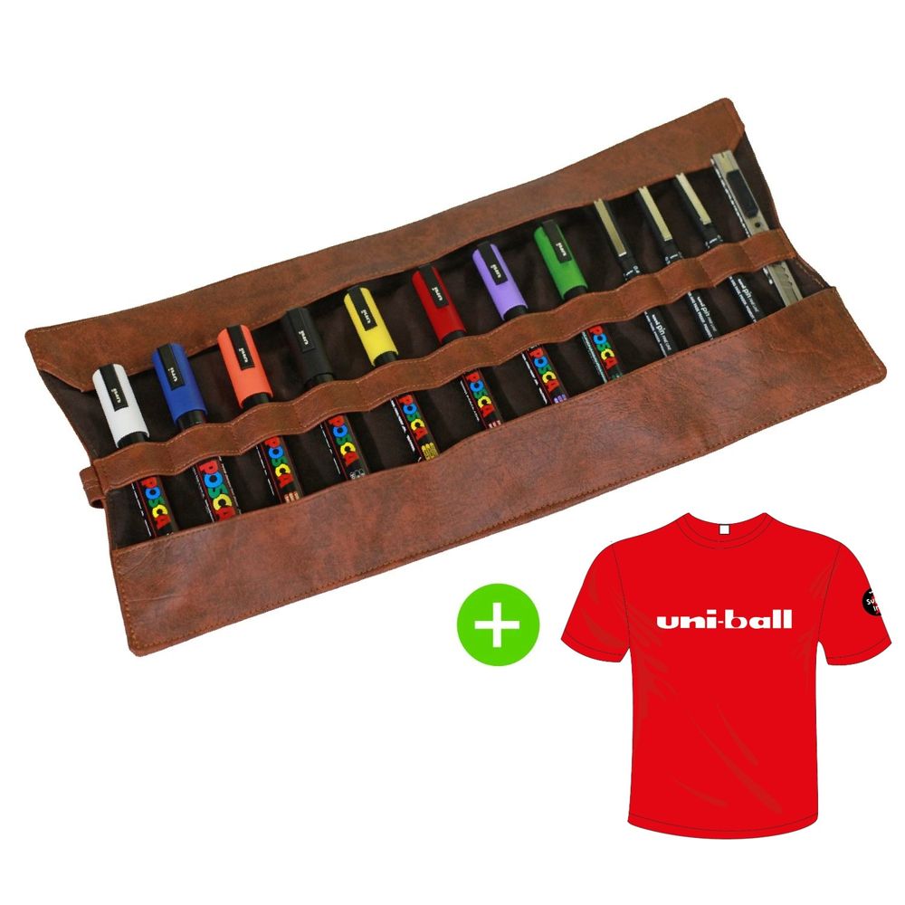 POSCA - Marcadores Estuche x 12 y Polo de Regalo POSCA - Marcadores Estuche x 12 y Polo de Regalo