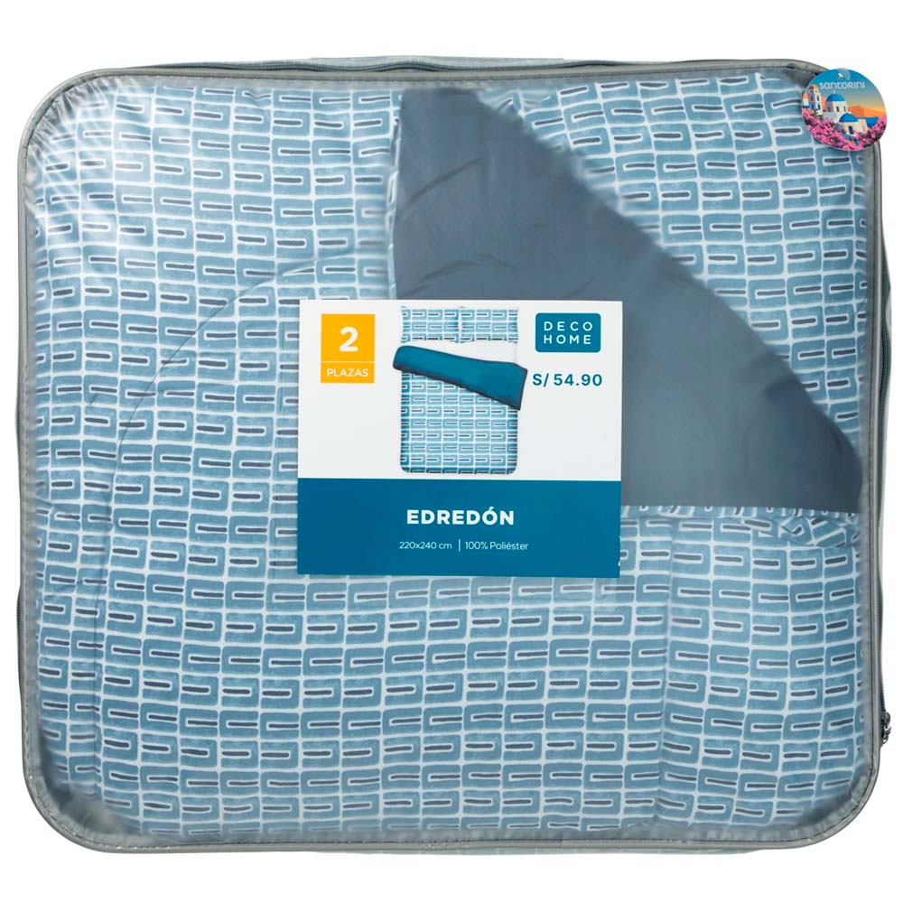 Edredones DECO HOME Santorini Dis3 2Plazas