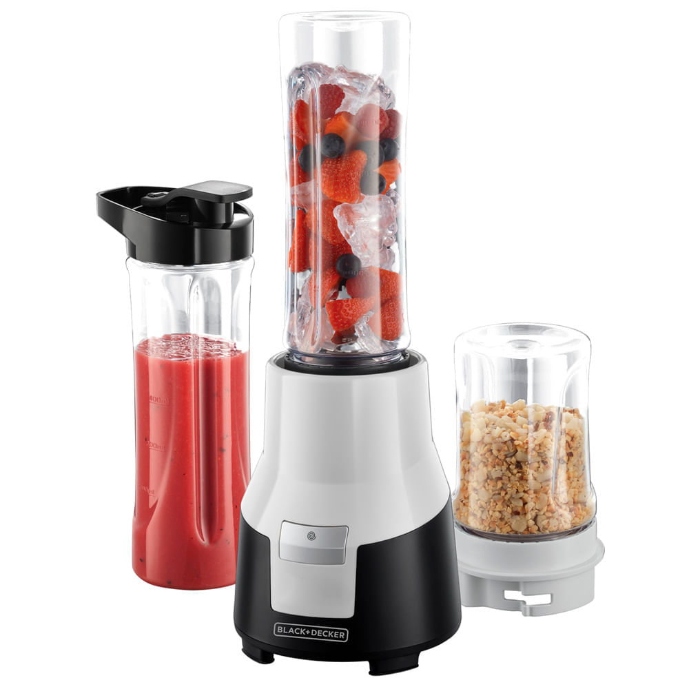 Licuadora Personal BLACK+DECKER 1.4L PB22340-CL Blanco/Negro