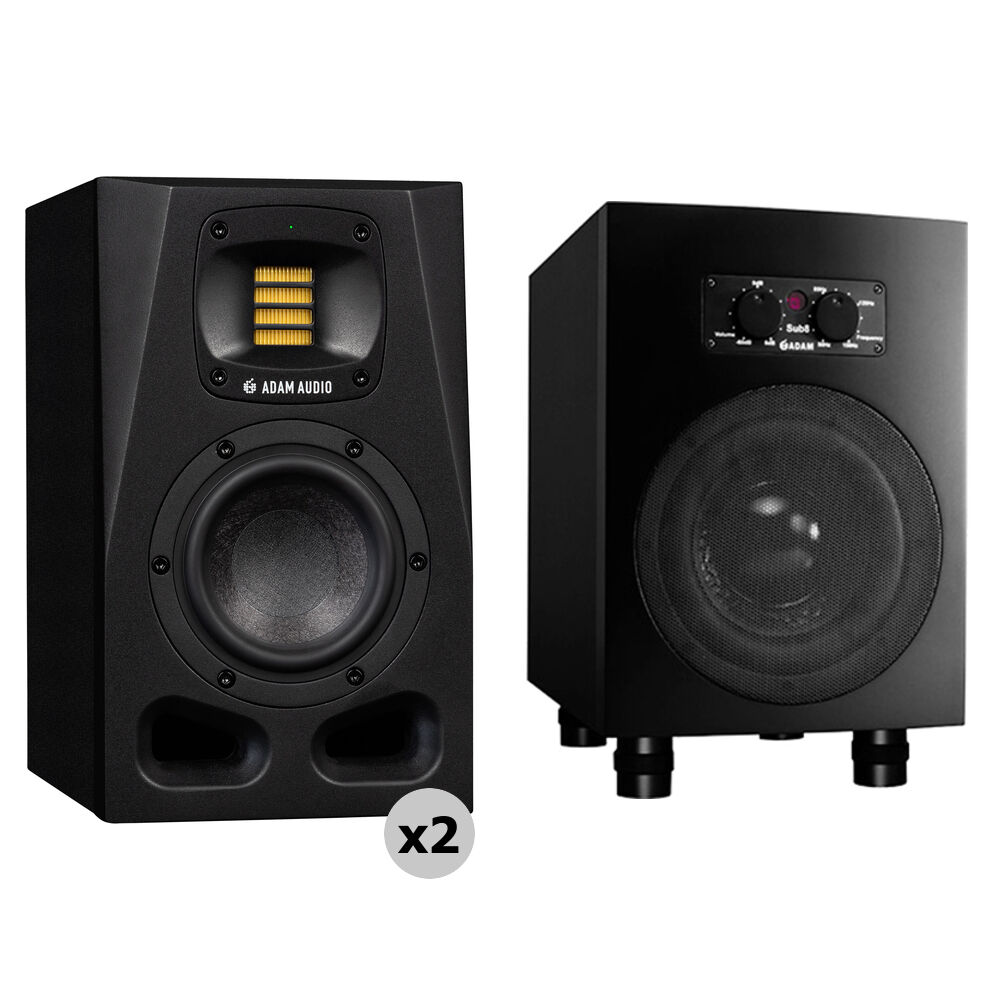 Monitores de Estudio Activos Adam Professional Audio A4V 130W de 4 Monitores de Estudio Activos Adam Professional Audio A4V 130W de 4