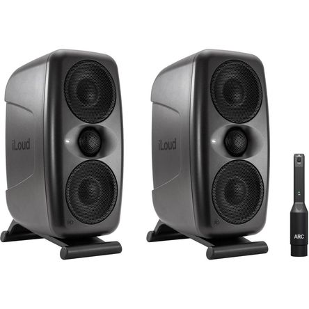 Monitores de Estudio Compactos de Alta Resolución IK Multimedia iLoud MTM MKII (Par, Negro) - Dos Wo 1828747-REG