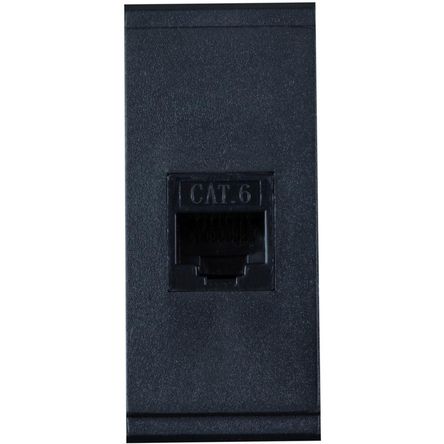 MuxLab Módulo RJ45 Cat 6 para Panel de Mesa (Negro) - 6 Módulos para Equipos A/V, Instalación en Var 1719307-REG MuxLab Módulo RJ45 Cat 6 para Panel de Mesa (Negro) - 6 Módulos para Equipos A/V, Instalación en Var 1719307-REG