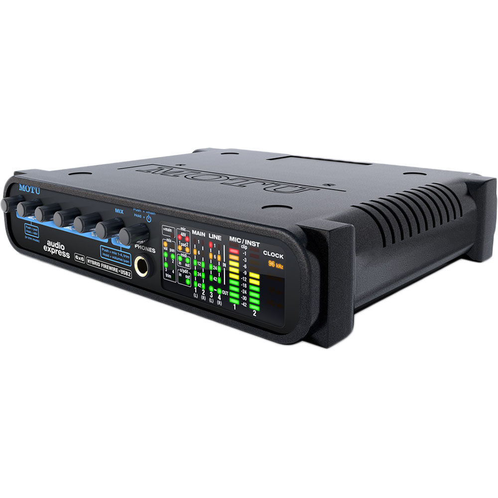 MOTU Audio Express - Interfaz de Audio Firewire/USB con 6 Entradas y 6 Salidas, Preamplificadores de 755766-REG MOTU Audio Express - Interfaz de Audio Firewire/USB con 6 Entradas y 6 Salidas, Preamplificadores de 755766-REG