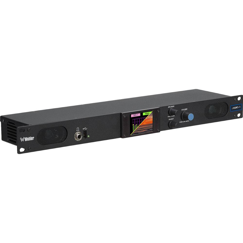 Monitor de Video y Audio Wohler eVAM1-1 de 16 Canales 1830442-REG Monitor de Video y Audio Wohler eVAM1-1 de 16 Canales 1830442-REG