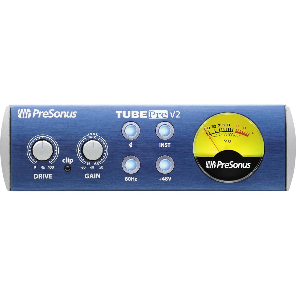PreSonus TubePre v2 - Previo de Micrófono y Caja DI de Un Canal con Válvula 12AX7, Phantom Power y F 844690-REG PreSonus TubePre v2 - Previo de Micrófono y Caja DI de Un Canal con Válvula 12AX7, Phantom Power y F 844690-REG