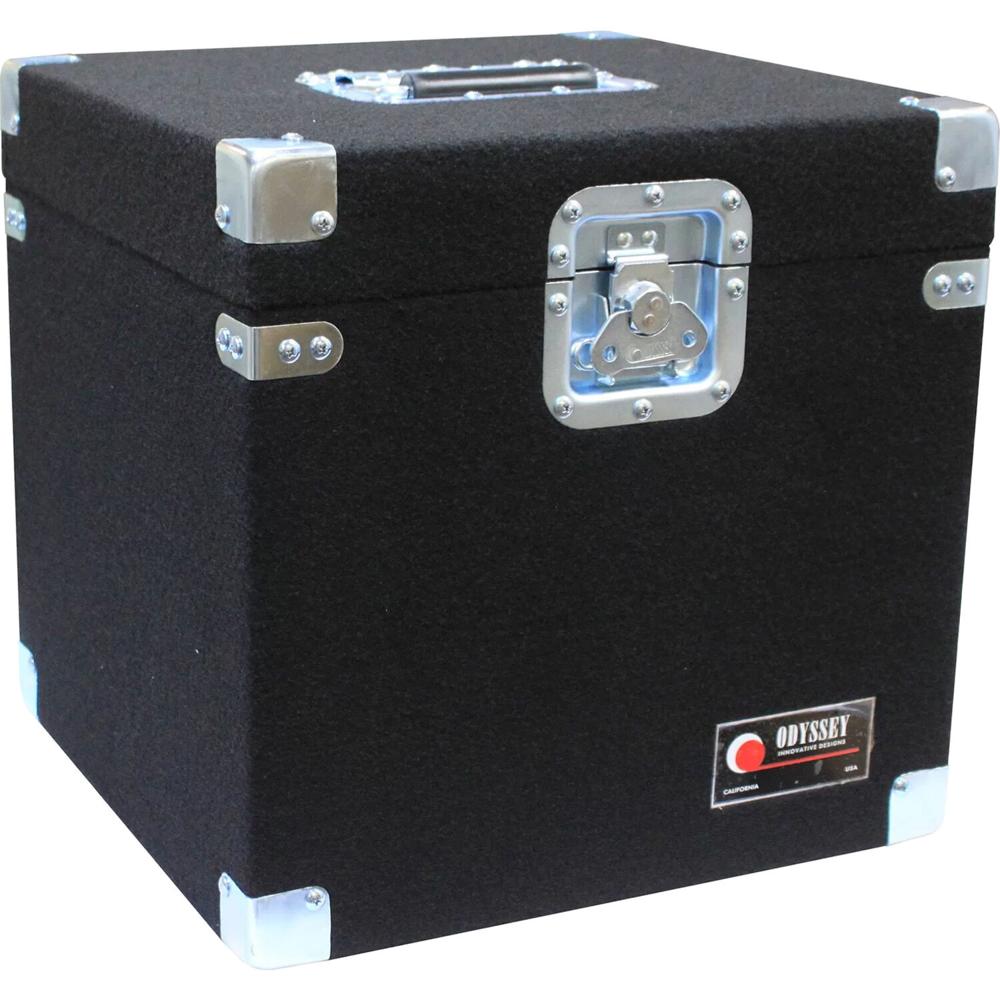 Odyssey CLP100P Pro: Funda de Vinilos Alfombrada para 100 Discos LP con Tapa Desmontable y Asas Rece 549944-REG Odyssey CLP100P Pro: Funda de Vinilos Alfombrada para 100 Discos LP con Tapa Desmontable y Asas Rece 549944-REG
