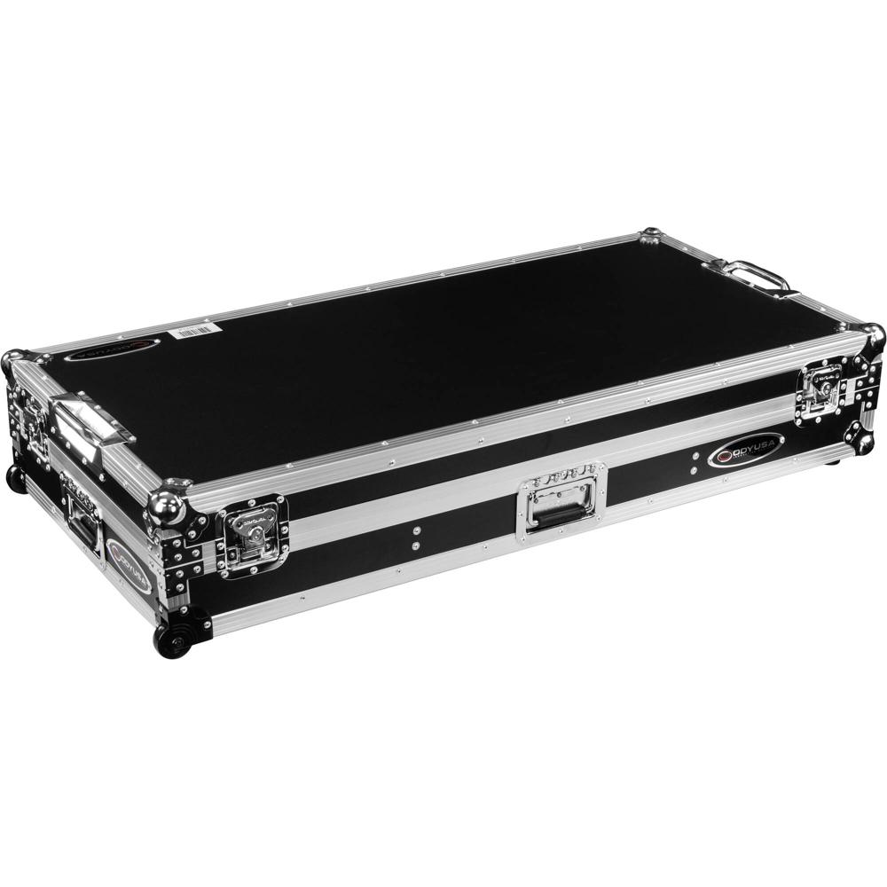 Odyssey DJ Coffin Flight Case con Ruedas para Pioneer DJM-A9 / CDJ-3000 (Plata sobre Negro) - Bordes 1783759-REG Odyssey DJ Coffin Flight Case con Ruedas para Pioneer DJM-A9 / CDJ-3000 (Plata sobre Negro) - Bordes 1783759-REG