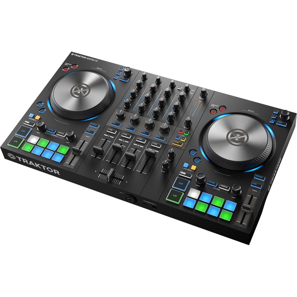 Native Instruments TRAKTOR KONTROL S3 - Controlador DJ de 4 Canales con Interfaz de Audio 24-bit / 9 1513060-REG Native Instruments TRAKTOR KONTROL S3 - Controlador DJ de 4 Canales con Interfaz de Audio 24-bit / 9 1513060-REG