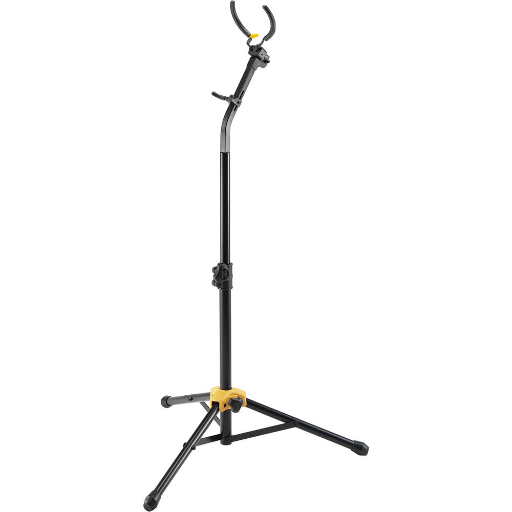 Soporte Alto/Tenor para Saxofón HERCULES Stands Auto-Grip - Ajustable, Sistema de Bloqueo Automático