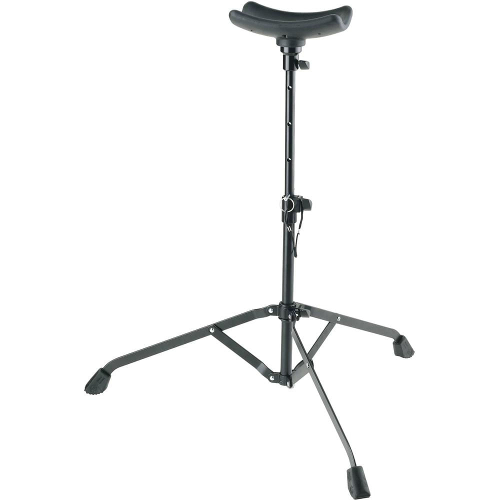 Soporte para Tuba K&M Performer - Base Ancha, Capacidad de Carga de 25 kg, Plegable y Ajustable, Sop