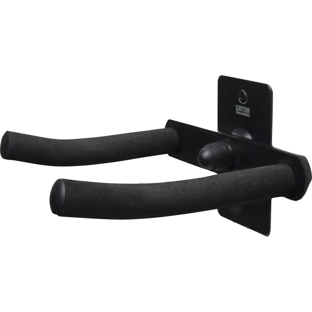 Soporte Horizontal de Pared Gator para Trompeta (Negro) - Exhibe y Mantiene Listo para Usar, Con Pos