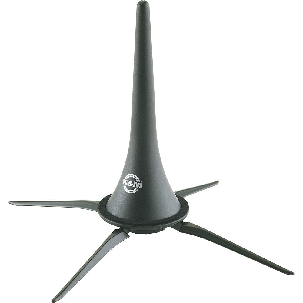 Soporte para Clarinete K&M 15222 - Compatible con Todos los Modelos Estándar, Base Desmontable de 4