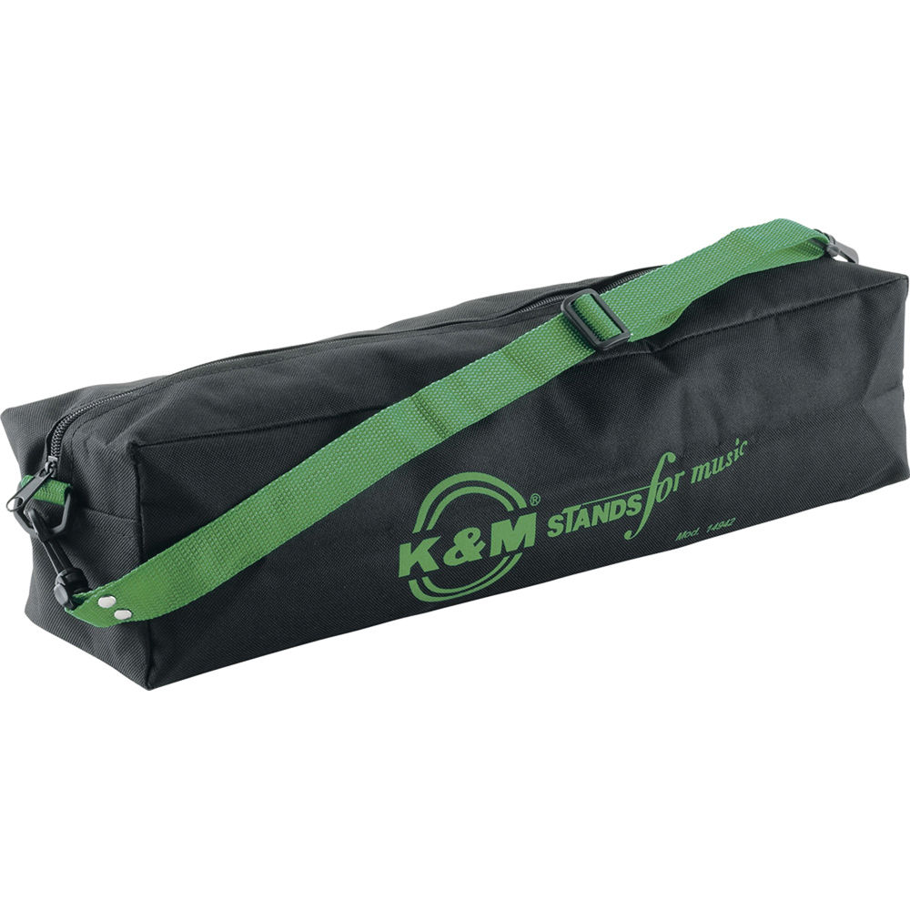 Funda de Transporte K&M 14942 (Negra) - Para Soportes K&M 14940/14941, Correa Ajustable, Compacta, I