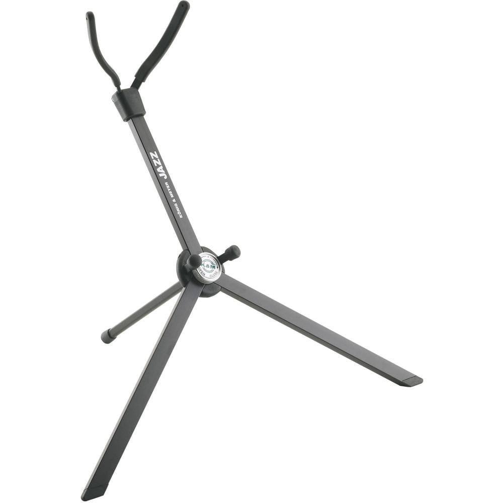 Soporte para Saxofón K&M 14335-000-55 (Negro) - Ajustable, Compatible con Saxofones Tenor Bb, Estruc 728330-REG Soporte para Saxofón K&M 14335-000-55 (Negro) - Ajustable, Compatible con Saxofones Tenor Bb, Estruc 728330-REG