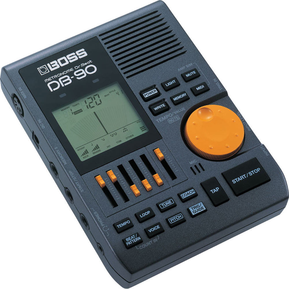 BOSS DB-90 Dr. Beat: Metrónomo con Patrones de Ritmo, Personalización, Pantalla LCD y Monitoreo por 1174226-REG BOSS DB-90 Dr. Beat: Metrónomo con Patrones de Ritmo, Personalización, Pantalla LCD y Monitoreo por 1174226-REG