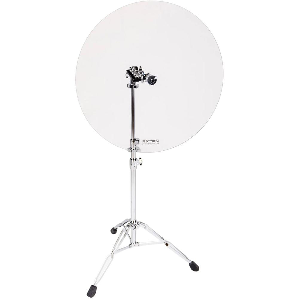 Escudo de Platillos ClearSonic Flector22: Difusor de Sonido, Reduce Fugas de Micrófono, Ideal para E