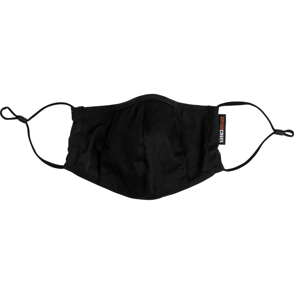 Mascarilla para Instrumentos de Viento Gator Grande - Algodón y Poliéster, Correas Elásticas Ajustab