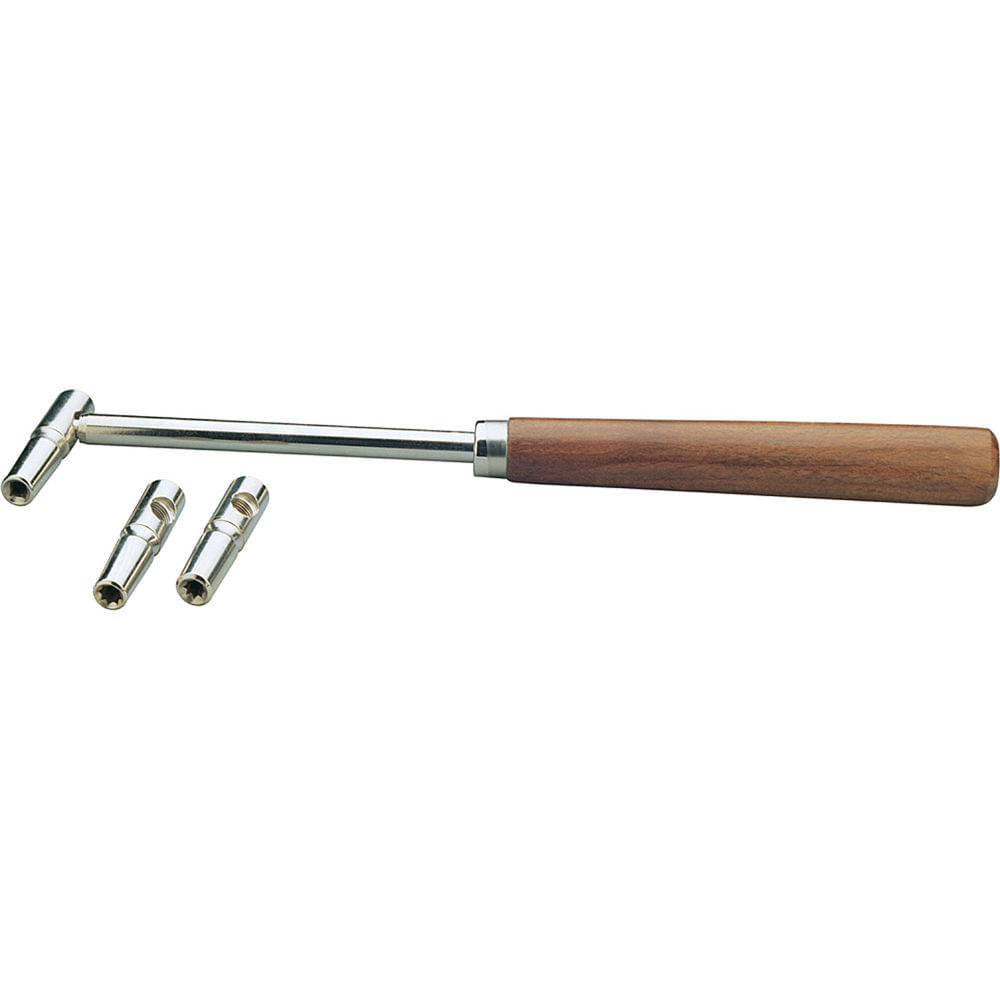 Juego de Palancas para Afinar Piano K&M con Mango de Madera Pulida y Tres Adaptadores Incluidos 693655-REG Juego de Palancas para Afinar Piano K&M con Mango de Madera Pulida y Tres Adaptadores Incluidos 693655-REG