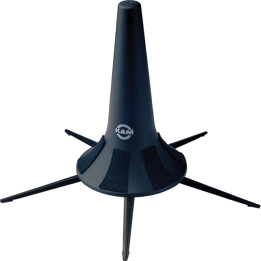 Soporte para Flugelhorn K&M 15240 con Base Desmontable de 5 Patas, Almohadillas de Fieltro para Mayo