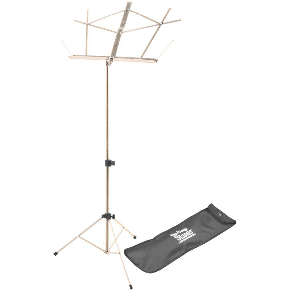 Soporte de Partituras Compacto On-Stage SM7122NB (Níquel, con Bolsa) - Ajuste de Altura, Plegable, C 407156-REG Soporte de Partituras Compacto On-Stage SM7122NB (Níquel, con Bolsa) - Ajuste de Altura, Plegable, C 407156-REG