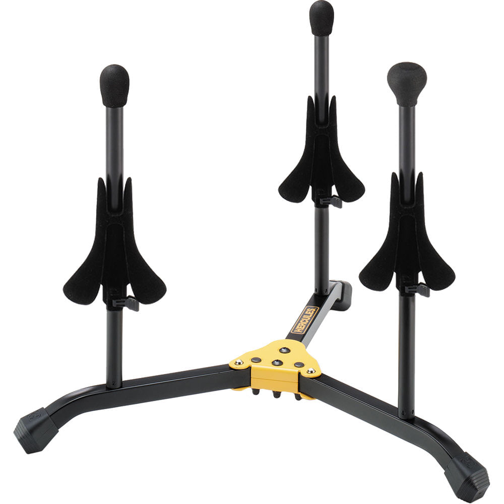 Soporte HERCULES para Dos Trompetas/Cornetas y un Flugelhorn/Saxo Soprano con Ajuste de Altura, Prot 1301531-REG Soporte HERCULES para Dos Trompetas/Cornetas y un Flugelhorn/Saxo Soprano con Ajuste de Altura, Prot 1301531-REG