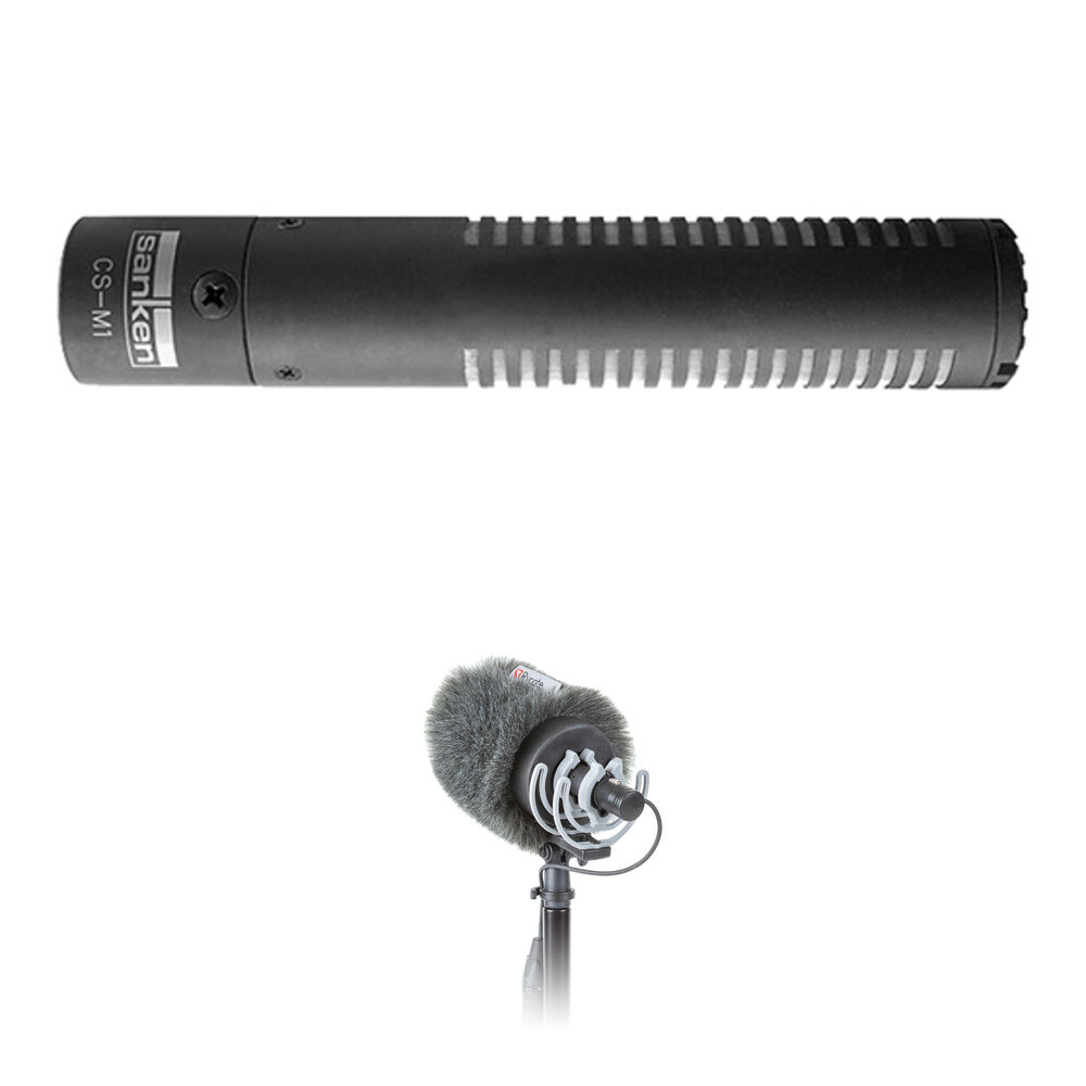 Micrófono de Escopeta Ultracompacto Sanken CS-M1 Resistente a la Humedad con Soporte Rycote y Paravi 1440267-REG Micrófono de Escopeta Ultracompacto Sanken CS-M1 Resistente a la Humedad con Soporte Rycote y Paravi 1440267-REG