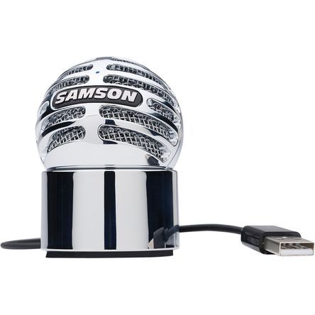 Micrófono de Condensador USB Samson Meteorite - Ideal para Podcasting, VoIP y Streaming, Compatible 1030774-REG