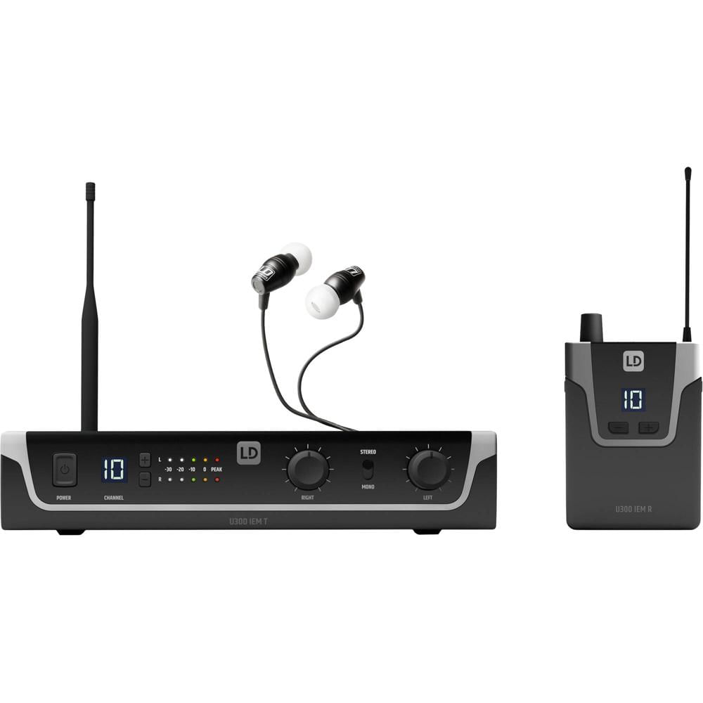 Sistema de Monitoreo In-Ear Inalámbrico LD Systems U304.7 IEM HP para Músicos en Vivo - Transmisor R 1680887-REG Sistema de Monitoreo In-Ear Inalámbrico LD Systems U304.7 IEM HP para Músicos en Vivo - Transmisor R 1680887-REG