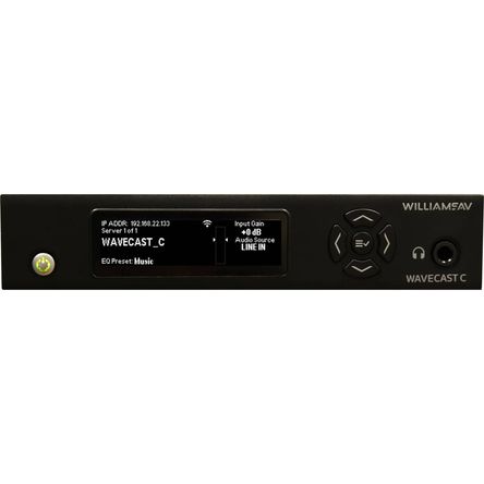 Sistema de Streaming de Audio Wi-Fi de Canal Único Williams Sound WaveCAST C - DSP de Hardware, Audi 1764812-REG