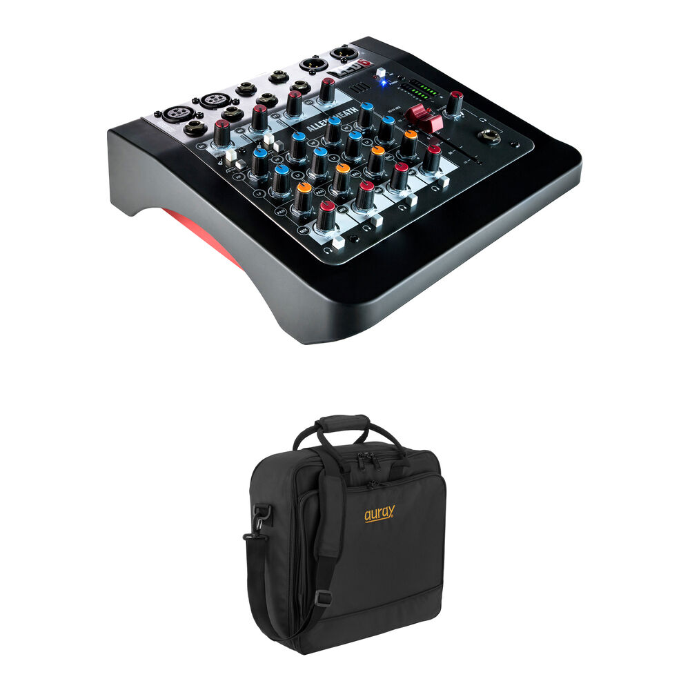 Mezclador Allen & Heath ZED-6 Kit con Bolsa Gig Padded: 6 Canales, Entradas de Guitarra, EQ de 2 Ban 1431203-REG Mezclador Allen & Heath ZED-6 Kit con Bolsa Gig Padded: 6 Canales, Entradas de Guitarra, EQ de 2 Ban 1431203-REG