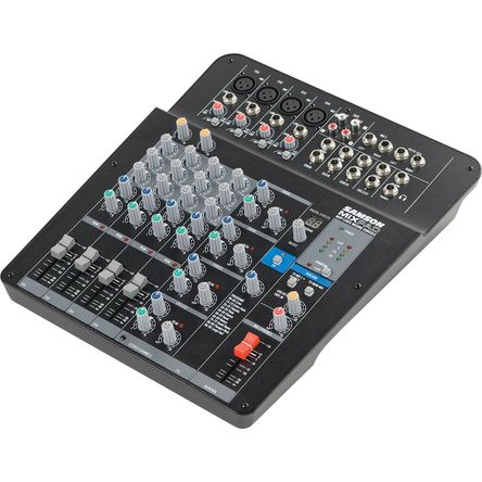 Mezclador Estéreo Analógico Samson MIXPAD MXP124FX con Efectos y USB - 12 Canales, 4 Entradas XLR Ba 1063131-REG