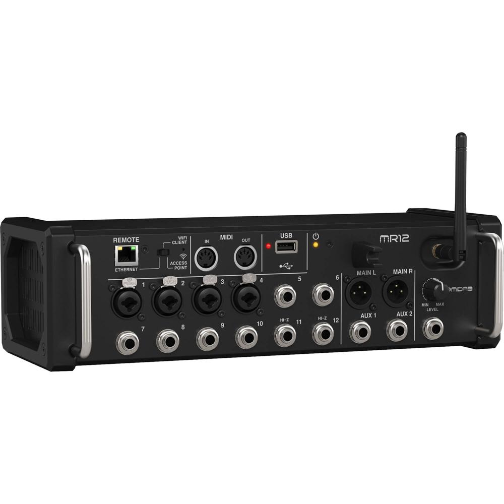 Mezclador Digital Midas MR12 de 12 Entradas para iPad/Android con Módulo Wi-Fi, Grabador USB y Efect 1823237-REG Mezclador Digital Midas MR12 de 12 Entradas para iPad/Android con Módulo Wi-Fi, Grabador USB y Efect 1823237-REG