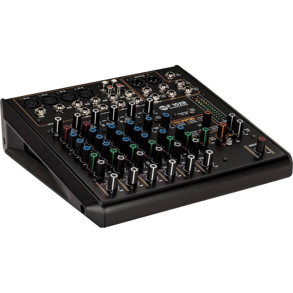 Mezclador RCF F-10XR de 10 Canales con Multi-FX y Interfaz USB Estéreo - 4 Entradas de Micrófono, 10 1501242-REG Mezclador RCF F-10XR de 10 Canales con Multi-FX y Interfaz USB Estéreo - 4 Entradas de Micrófono, 10 1501242-REG