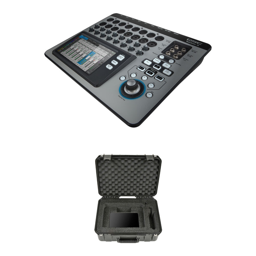 Mezclador Digital Compacto QSC TouchMix-16 con Estuche Impermeable - Ideal para Bandas, Giras y Empr 1150092-REG Mezclador Digital Compacto QSC TouchMix-16 con Estuche Impermeable - Ideal para Bandas, Giras y Empr 1150092-REG