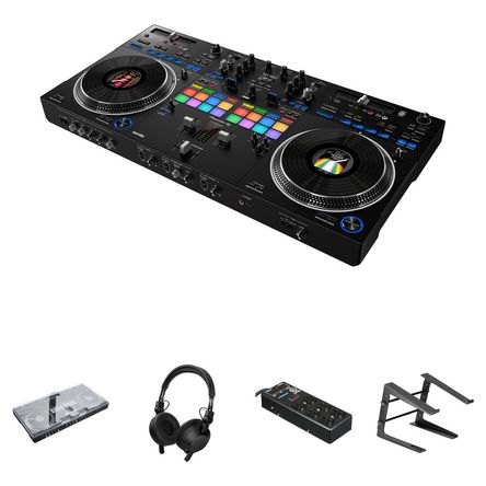 Pioneer DJ DDJ-REV7 Controlador Serato DJ Pro de 2 Canales con Cubierta, Auriculares, Regleta de Ene 1774944-REG Pioneer DJ DDJ-REV7 Controlador Serato DJ Pro de 2 Canales con Cubierta, Auriculares, Regleta de Ene 1774944-REG